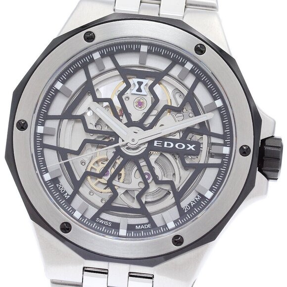 EDOX Delphine Original Meccano 85303-3NM-NBG Automatic Men's Watch_875721 - Picture 2 of 7
